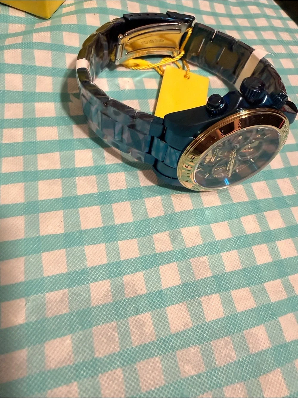 Invicta Speedway “Blue Label” Exoprix Men's Watch - 39.5mm, Blue (51032)